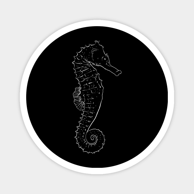 Seahorse, animal, wildlife, nature lover Magnet by StabbedHeart